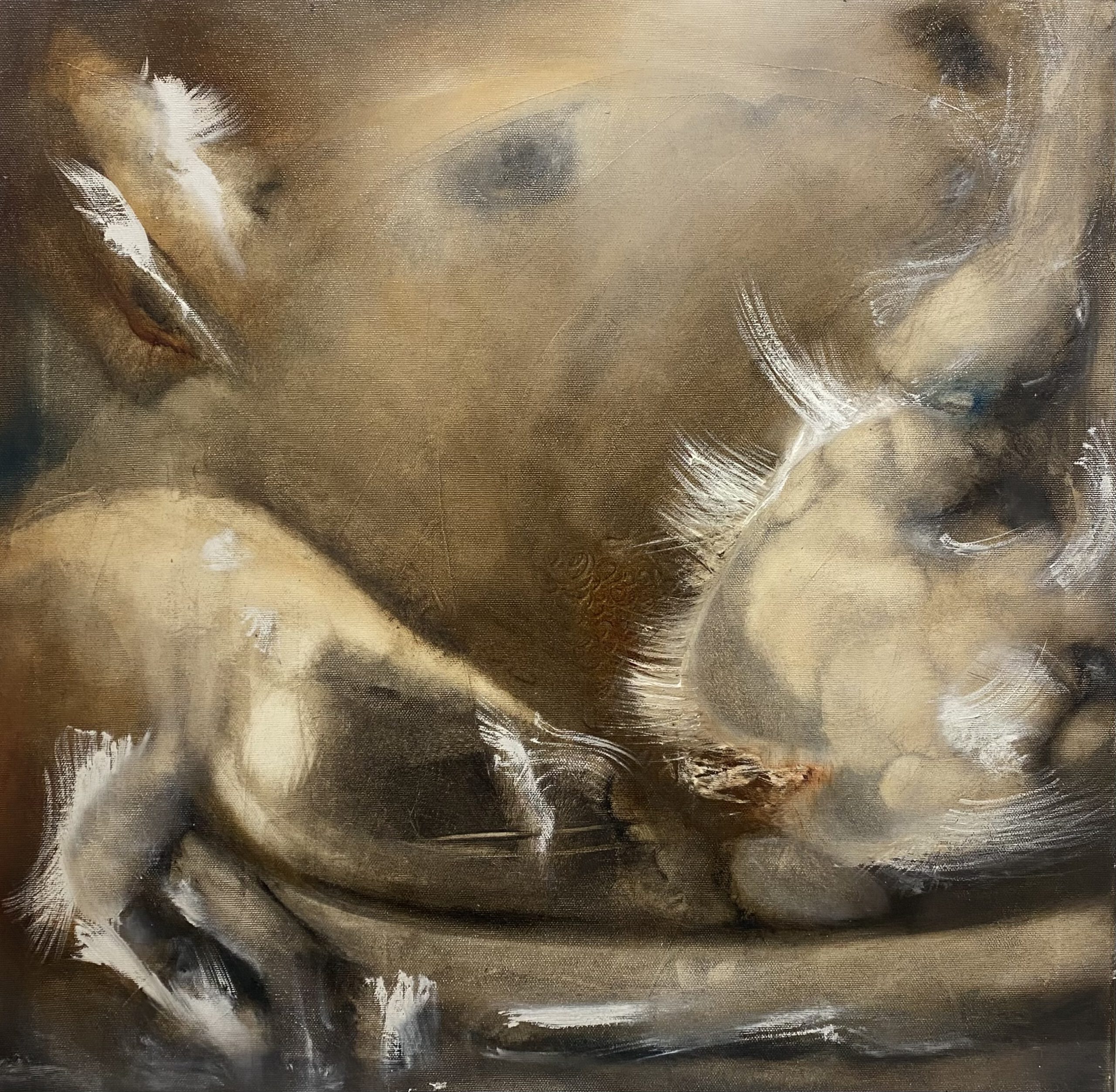 THE LOVERS, Öl auf Leinwand